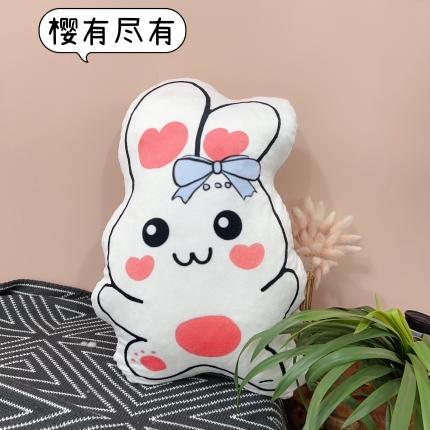 91家纺网 家纺一手货源 找家纺 （总）伟邦 2023新款小兔子异型抱枕