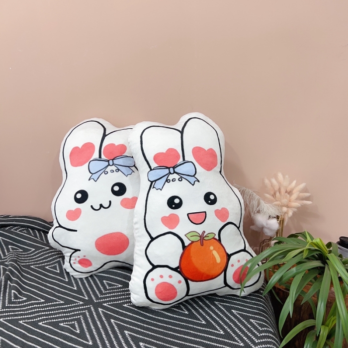 91家纺网 家纺一手货源 找家纺 （总）伟邦 2023新款小兔子异型抱枕