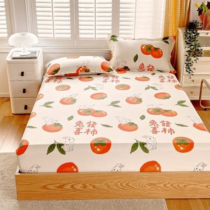 91家纺网 家纺一手货源 找家纺 （总）金鑫汇 2023新款喷气全棉单床笠