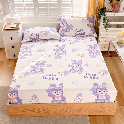 91家纺网 家纺一手货源 找家纺 （总）金鑫汇 2023新款喷气全棉单床笠