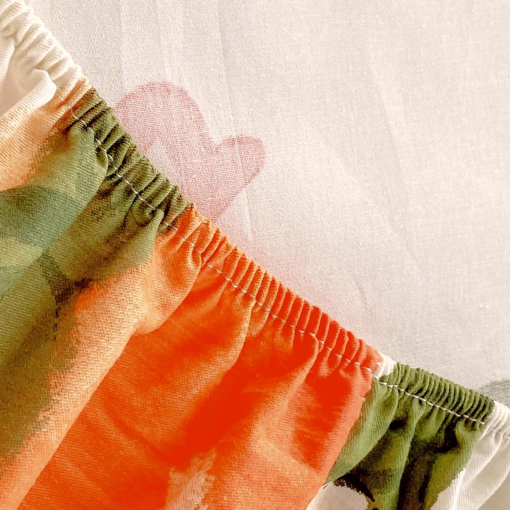 91家纺网 家纺一手货源 找家纺 金鑫汇 2023新款喷气全棉单床笠 发财兔