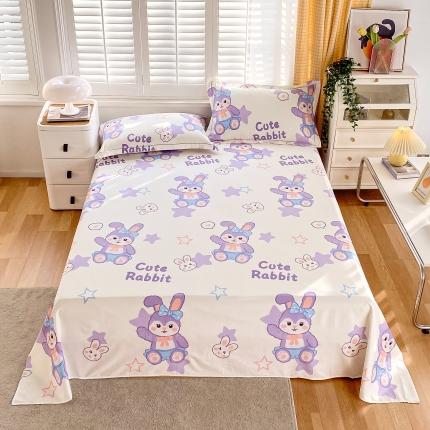 91家纺网 家纺一手货源 找家纺 （总）金鑫汇 2023新款喷气全棉单床单