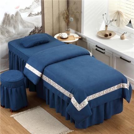 91家纺网 家纺一手货源 找家纺 （总）乐逸家纺 2023新款棉麻雪芙尼美 容套件