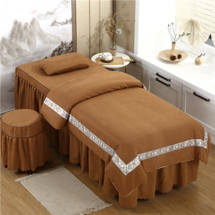 91家纺网 家纺一手货源 找家纺 （总）乐逸家纺 2023新款棉麻雪芙尼美 容套件