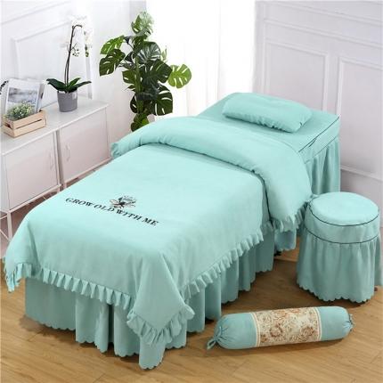 91家纺网 家纺一手货源 找家纺 （总）乐逸家纺 2023新款棉麻雪芙尼美 容套件