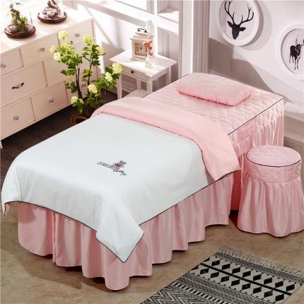 91家纺网 家纺一手货源 找家纺 （总）乐逸家纺 2023新款水洗天丝美 容床罩