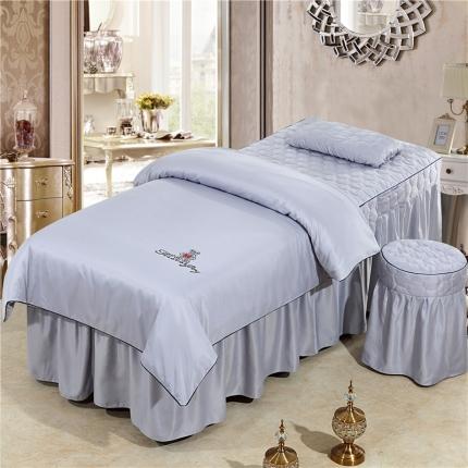 91家纺网 家纺一手货源 找家纺 （总）乐逸家纺 2023新款水洗天丝美 容床罩