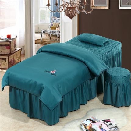 91家纺网 家纺一手货源 找家纺 （总）乐逸家纺 2023新款水洗天丝美 容床罩