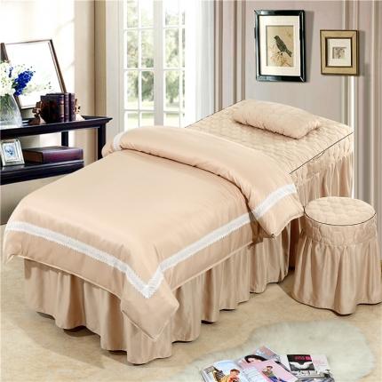 91家纺网 家纺一手货源 找家纺 （总）乐逸家纺 2023新款水洗天丝美 容床罩