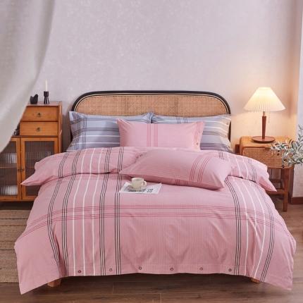 91家纺网 家纺一手货源 找家纺 （总）棉乐町 2025新款老粗布32支精梳棉全棉纯棉四件套