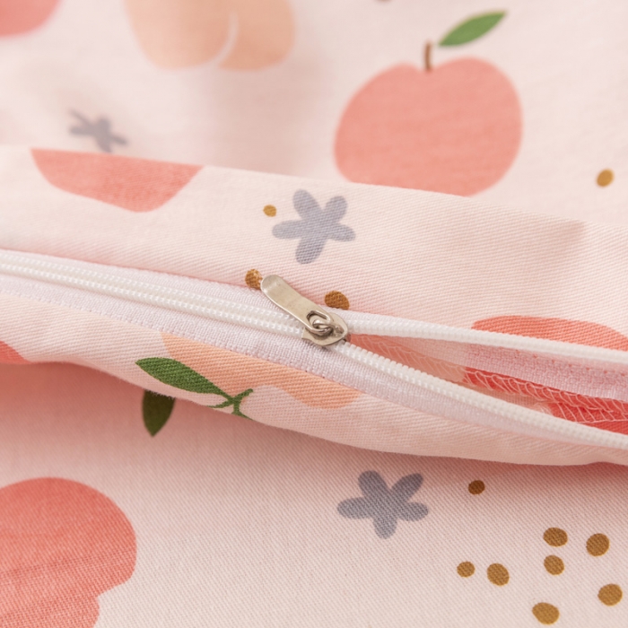 91家纺网 家纺一手货源 找家纺 总首爱13070全棉纯色三件套婚庆双层纱卡通加绒提花床笠四件套