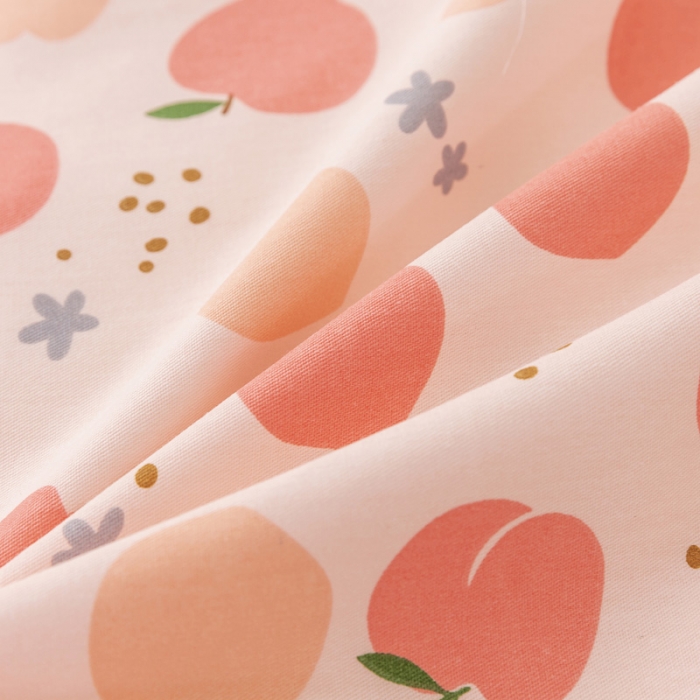 91家纺网 家纺一手货源 找家纺 总首爱13070全棉纯色三件套婚庆双层纱卡通加绒提花床笠四件套