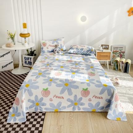 91家纺网 家纺一手货源 找家纺 （总）名兮 2023新款全棉小清新印花床单