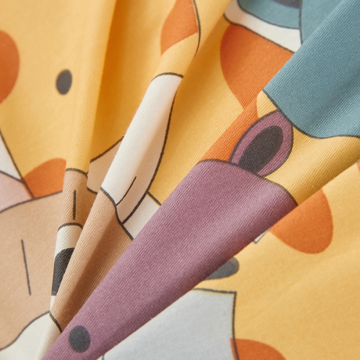 91家纺网 家纺一手货源 找家纺 首爱家纺 2025新款加厚全棉学生三件套 欢乐派