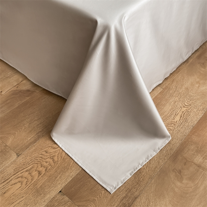 91家纺网 家纺一手货源 找家纺 慕色 2023新款60支长绒棉轻奢刺绣四件套 轻奢-奶茶+山灰