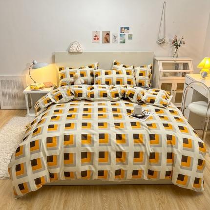 芊寻家居 2024新款全棉印花13372单被套 方程式