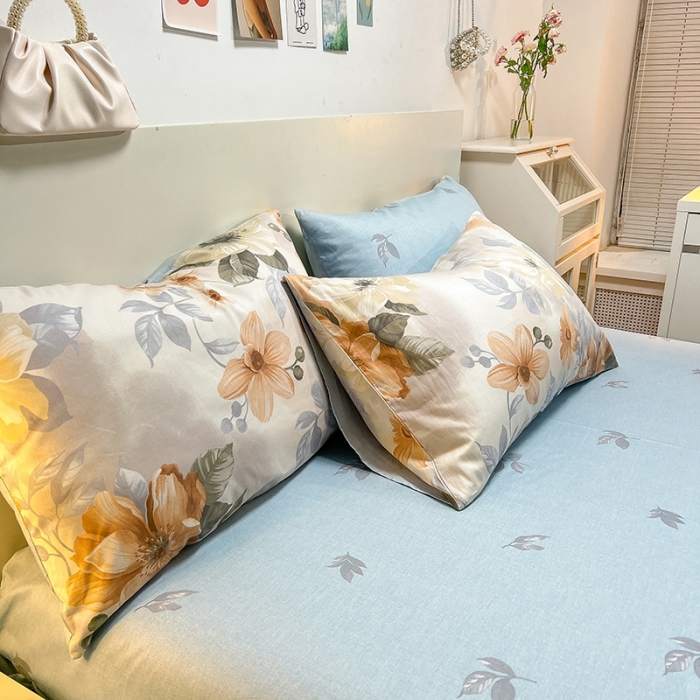 91家纺网 家纺一手货源 找家纺 芊寻 2024新款全棉13372单品枕套 寻梦