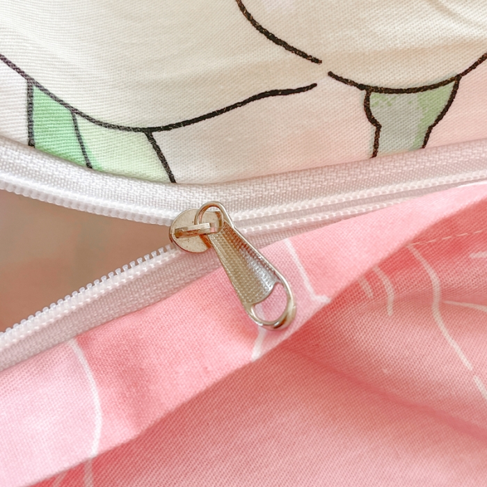 91家纺网 家纺一手货源 找家纺 星巴k家纺2023新款全棉13372花卉印花简约卡通款多规格四件套花影