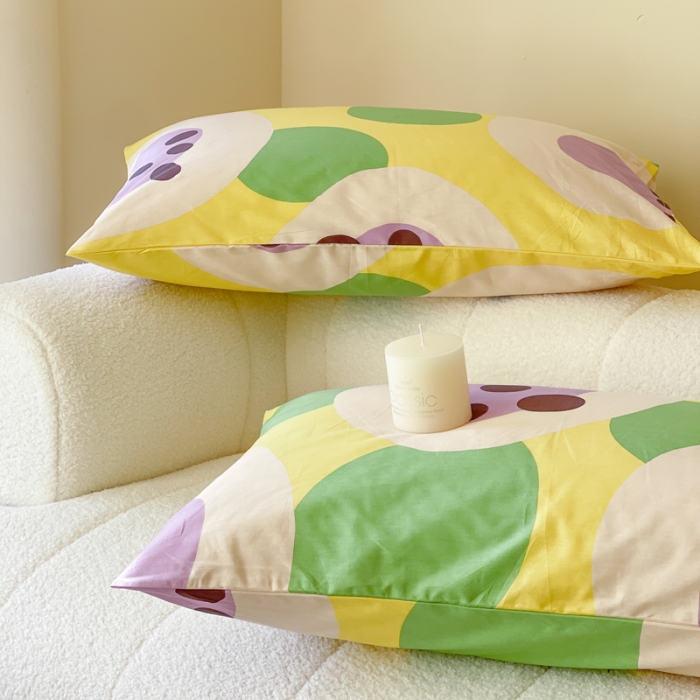 91家纺网 家纺一手货源 找家纺 星巴k家纺2023新款全棉13372花卉印花简约卡通款多规格四件套昙雅