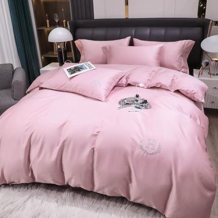 N先生 2024新款60长绒棉巴洛克系列四件套 藕粉