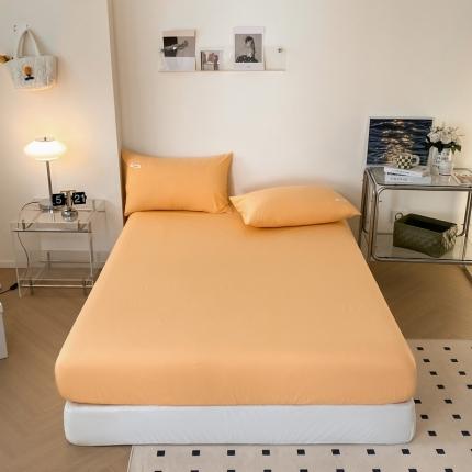 91家纺网 家纺一手货源 找家纺 蓝邻 2024新款全棉全棉色织水洗棉床笠 小雏菊