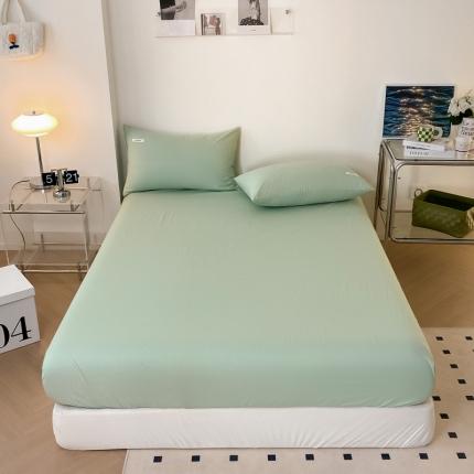 91家纺网 家纺一手货源 找家纺 （总）蓝邻 2024新款全棉全棉色织水洗棉床笠