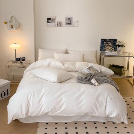 91家纺网 家纺一手货源 找家纺 （总）蓝邻 2024新款全棉全棉色织水洗棉单被套