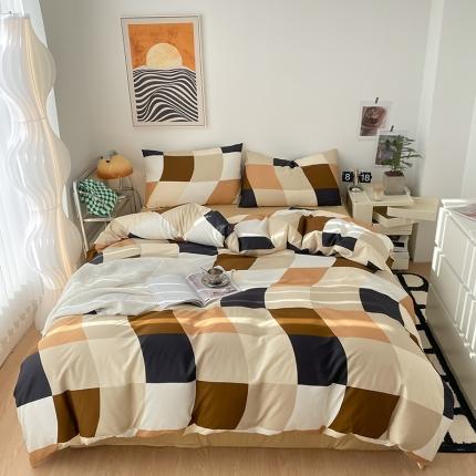 91家纺网 家纺一手货源 找家纺 (总) 雅居纺 2023新款全棉13070小清新四件套