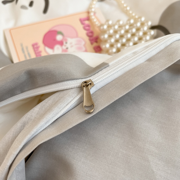 91家纺网 家纺一手货源 找家纺 雅居纺 2023新款全棉13070小清新四件套 潮流兔