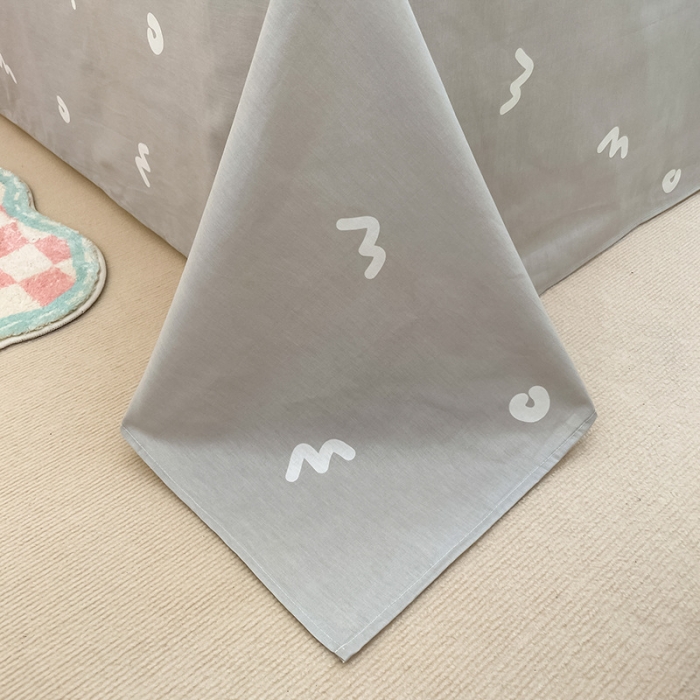 91家纺网 家纺一手货源 找家纺 雅居纺 2023新款全棉13070小清新四件套 潮流兔