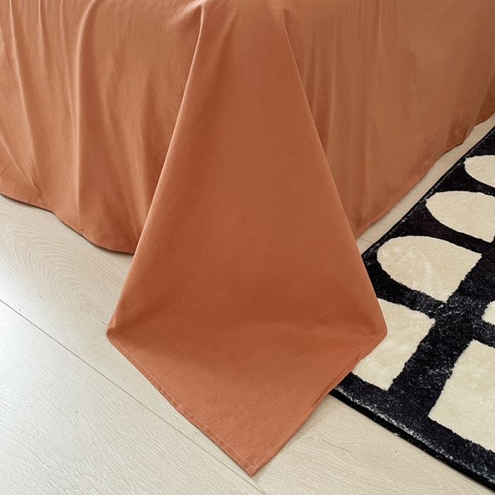 91家纺网 家纺一手货源 找家纺 雅居纺 2023新款全棉华夫格四件套 华夫格焦糖