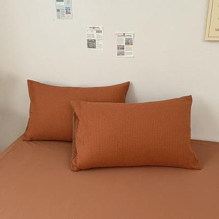 91家纺网 家纺一手货源 找家纺 (总) 雅居纺 2023新款全棉华夫格单品枕套