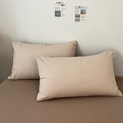 91家纺网 家纺一手货源 找家纺 (总) 雅居纺 2023新款全棉华夫格单品枕套