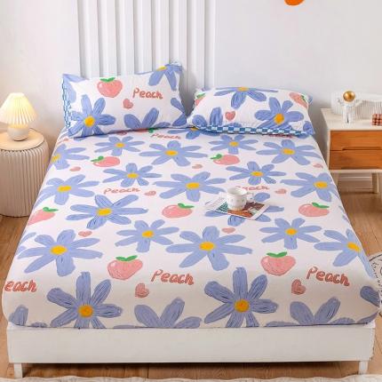 91家纺网 家纺一手货源 找家纺 （总）名兮 2023新款全棉印花床笠