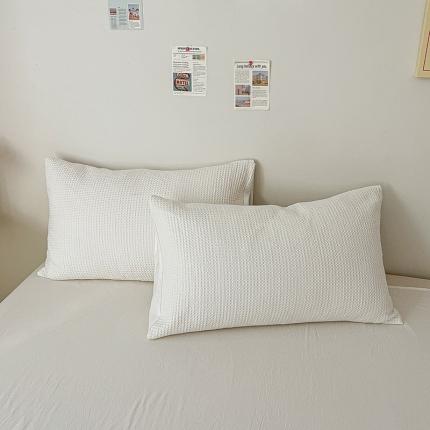 91家纺网 家纺一手货源 找家纺 (总) 雅居纺 2023新款全棉华夫格单品枕套