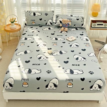 名兮 2023新款全棉印花床笠 可爱萌宠