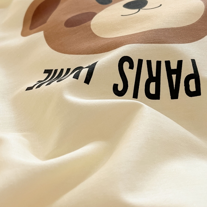 91家纺网 家纺一手货源 找家纺 (总) 蓝邻 2023新款全棉印花萌趣系列四件套