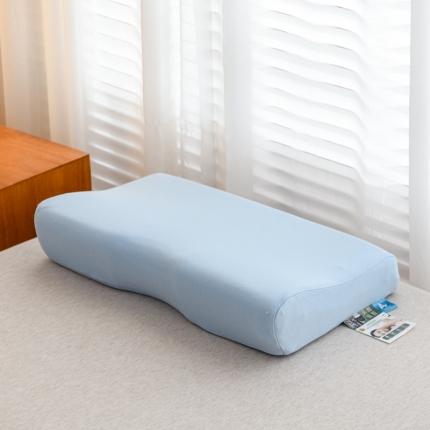 91家纺网 家纺一手货源 找家纺 （总）伟邦枕芯 2023新款蝶形中凹乳胶枕30×50㎝