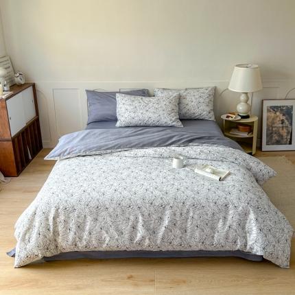 91家纺网 家纺一手货源 找家纺 （总）希文 2023新款全棉13372印花四件套 晚风告白系列