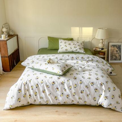 91家纺网 家纺一手货源 找家纺 （总）希文 2023新款全棉13372印花四件套 晚风告白系列