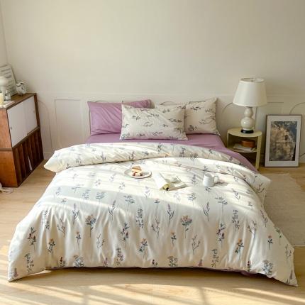 91家纺网 家纺一手货源 找家纺 （总）希文 2023新款全棉13372印花四件套 晚风告白系列