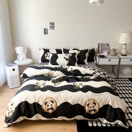 91家纺网 家纺一手货源 找家纺 （总）希文 2023新款全棉13372印花四件套 晚风告白系列