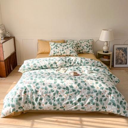 91家纺网 家纺一手货源 找家纺 （总）希文 2023新款全棉13372印花四件套 晚风告白系列