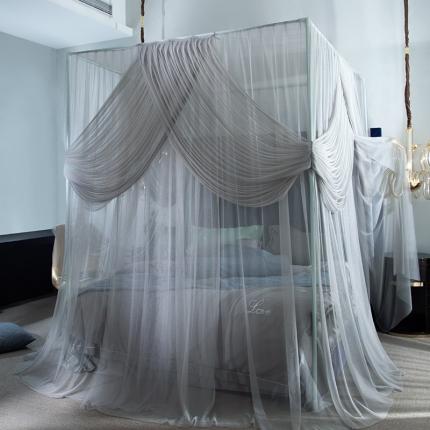 91家纺网 家纺一手货源 找家纺 （总）飞轮海蚊帐 新款落地宫廷烤漆支架蚊帐L20