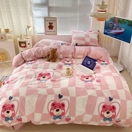 91家纺网 家纺一手货源 找家纺 （总）昔可 2023新款全棉四件套