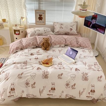 91家纺网 家纺一手货源 找家纺 （总）昔可 2023新款全棉四件套