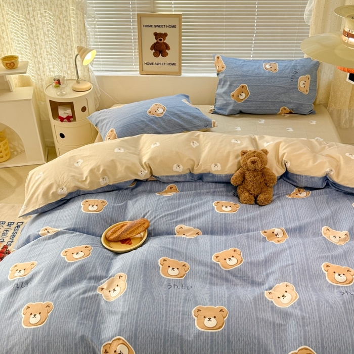 91家纺网 家纺一手货源 找家纺 （总）昔可 2023新款全棉四件套