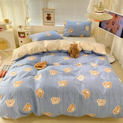 （总）昔可 2023新款全棉四件套