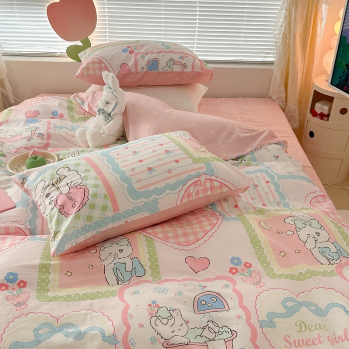 91家纺网 家纺一手货源 找家纺 （总）昔可 2023新款全棉二次元卡通系列四件套