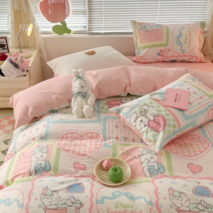 91家纺网 家纺一手货源 找家纺 （总）昔可 2023新款全棉二次元卡通系列四件套